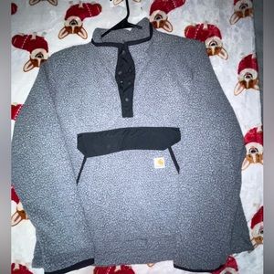 Carhartt RELAXED FIT FLEECE SNAP FRONT JACKET - 2 WARMER RATING